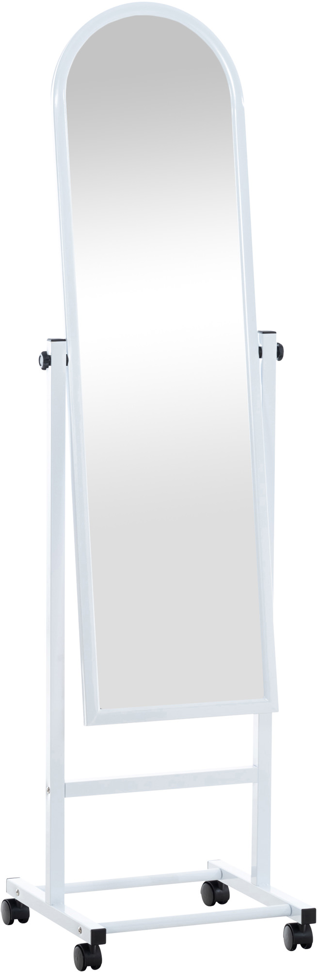 Stojace zrkadlo Evoir - 151x39x39 cm - Biela