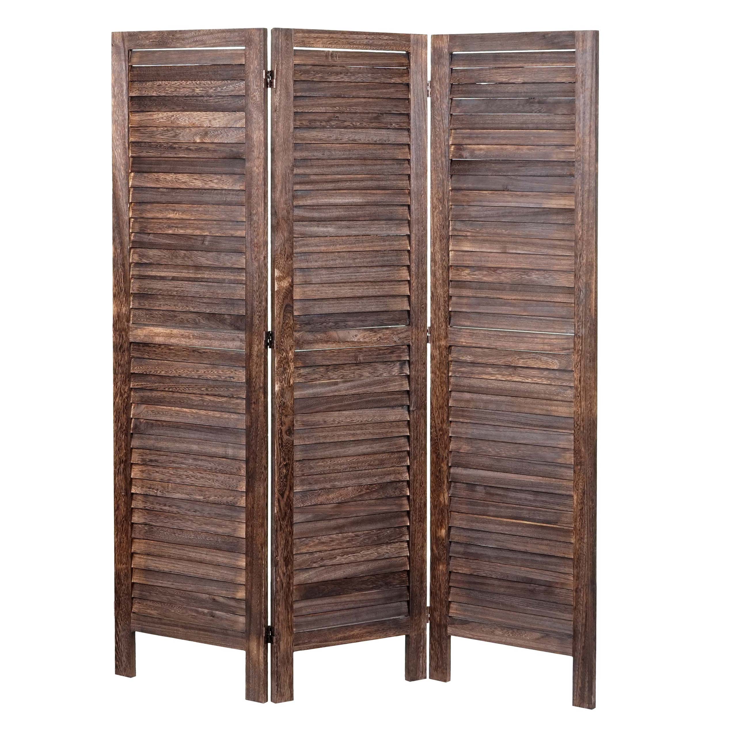 Paraván HWC-G30 - 170 × 120 cm - hnedá
