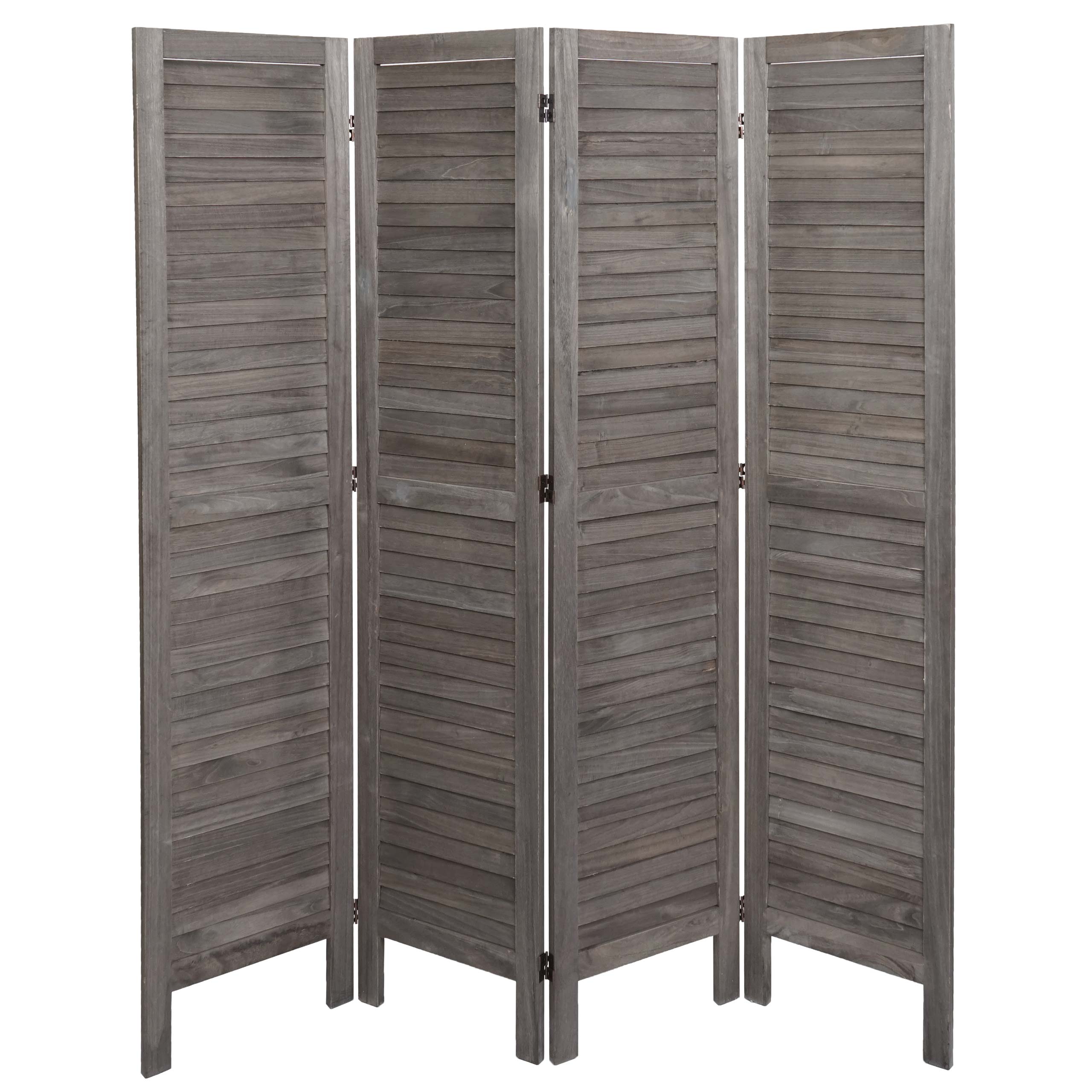 Paraván HWC-G30 - 170 × 162 cm - sivohnedá