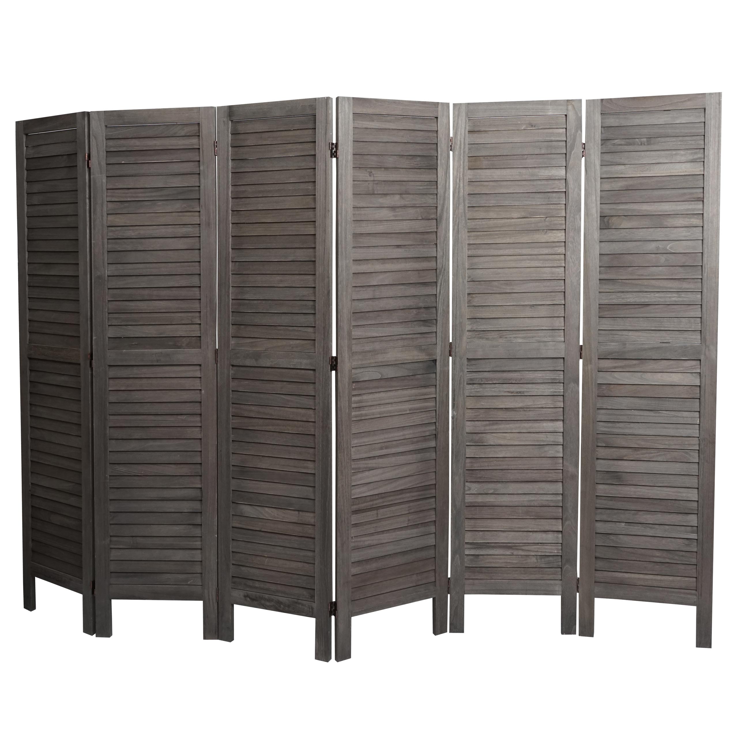 Paraván HWC-G30 - 170 × 240 cm - sivohnedá