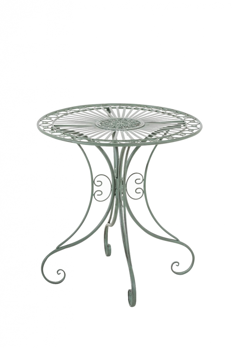 Kovový stôl GS13437402 - Zelená antik