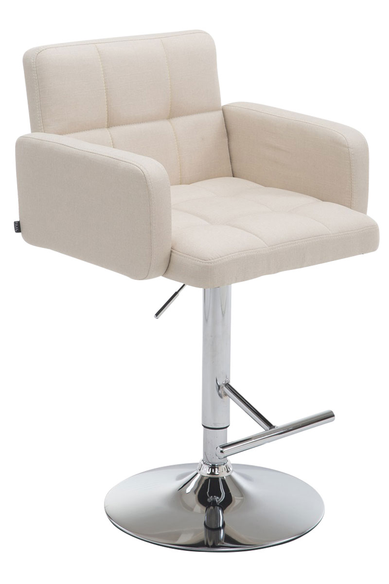 Barová stolička DS1038899 látka - Krémová