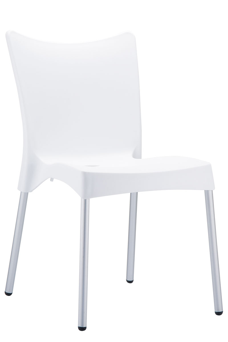 Plastová stolička Juliette - Biela