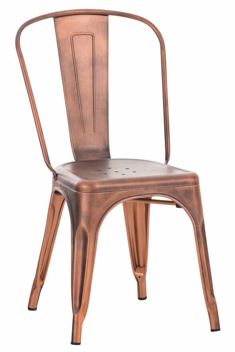 Kovová stolička Ben ~ Meď