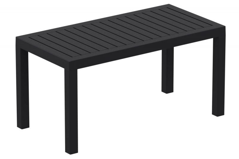 Lounge stôl Ocean ~ v45 x 90 x 45 cm - Čierna