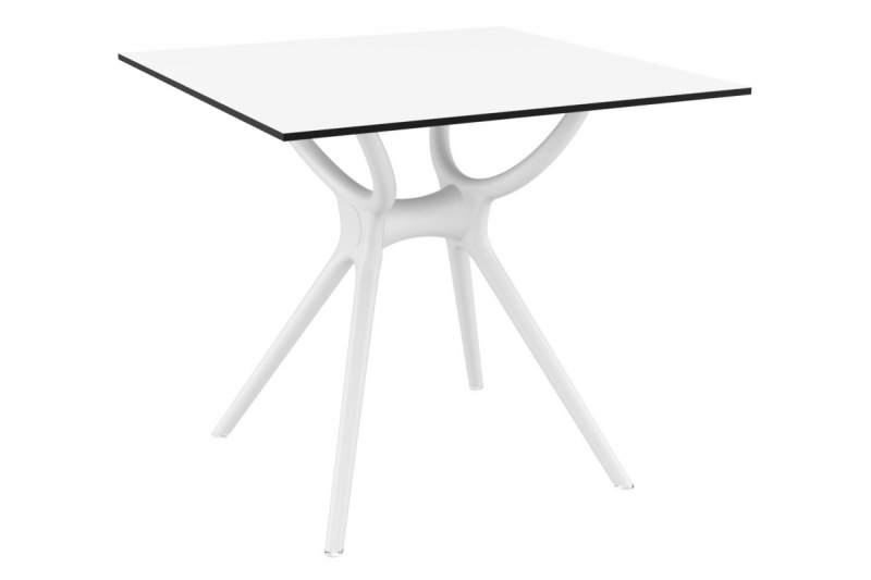 Stôl Air 80 ~ v74 x 80 x 80 cm - Biela