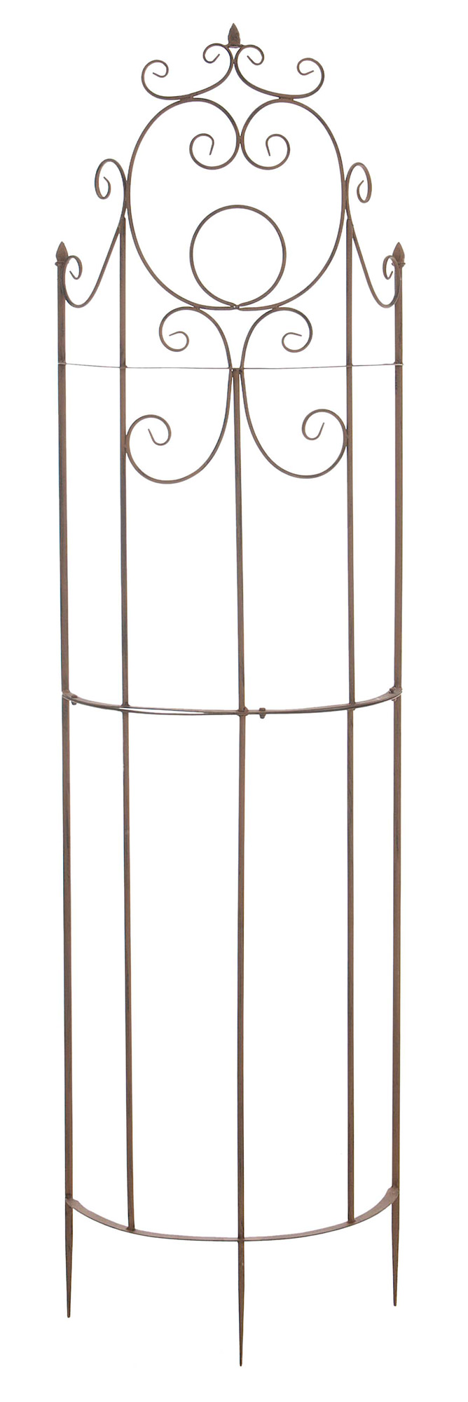 Mriežka na ruže GS22699 - 200 x 52,5 x 23 cm - Hnedá antik