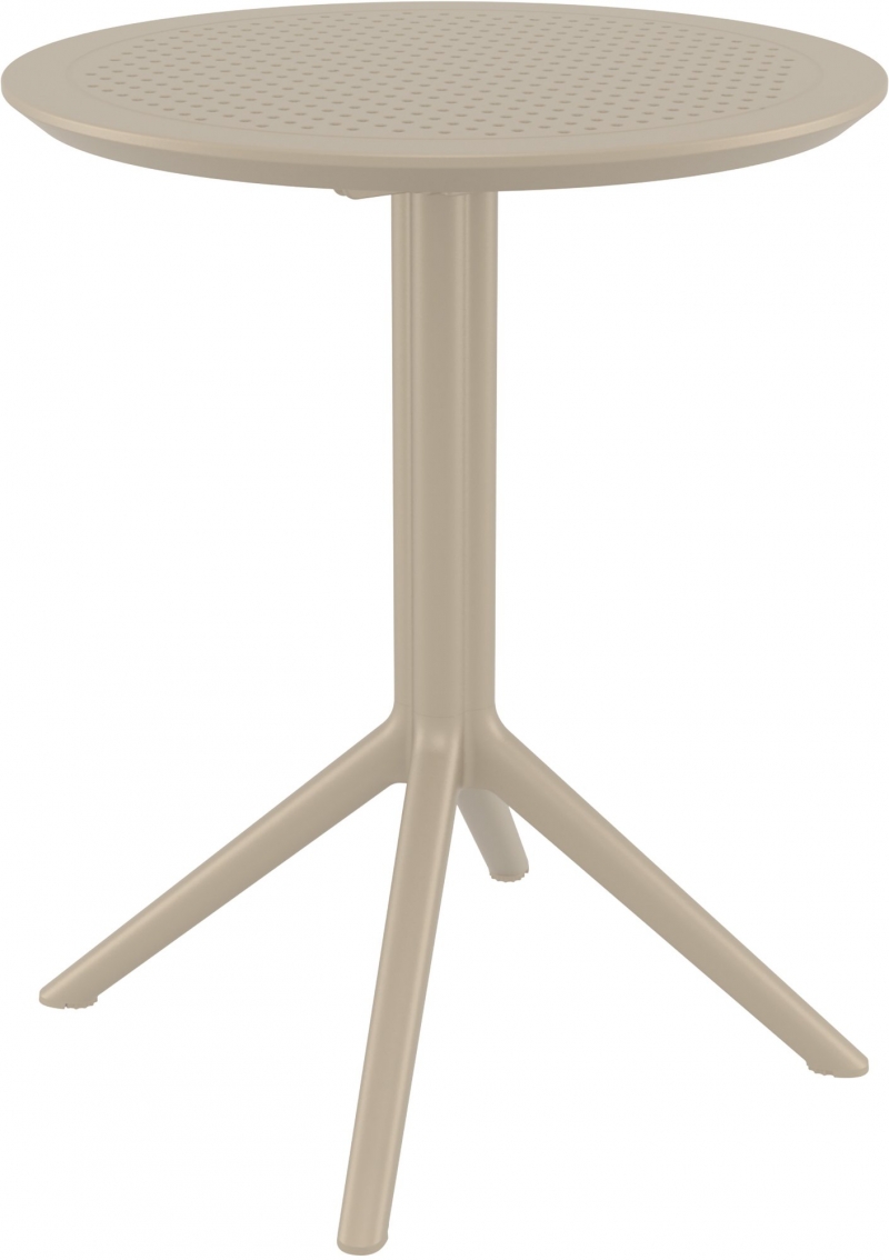 Skladací stôl Sky round - taupe