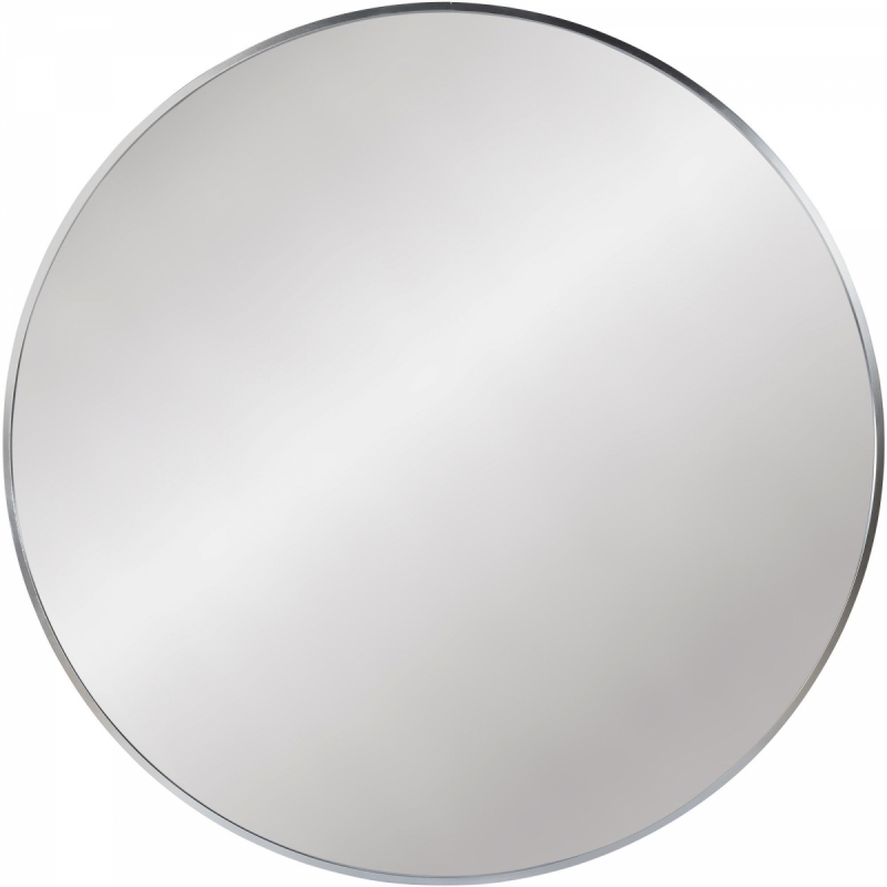 Nástenné zrkadlo Elsie XL - 80x80 cm - Strieborná