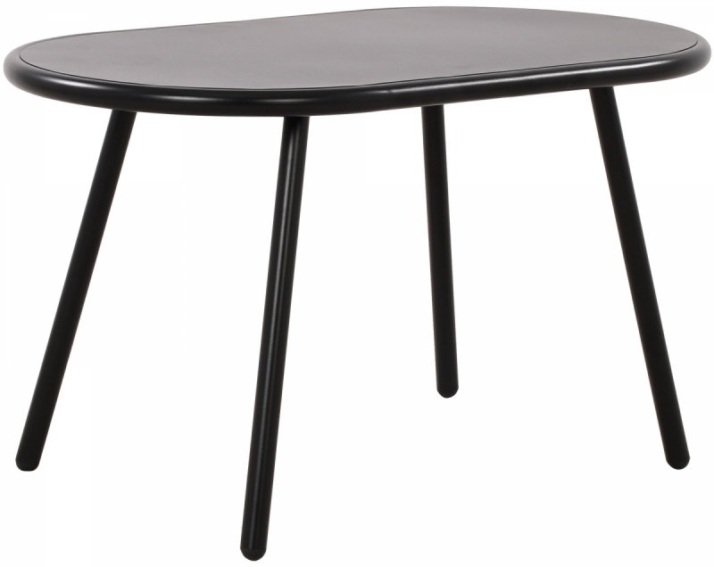 Konferenčný stolík Velva - v45 x 80 x 45 cm - Čierna