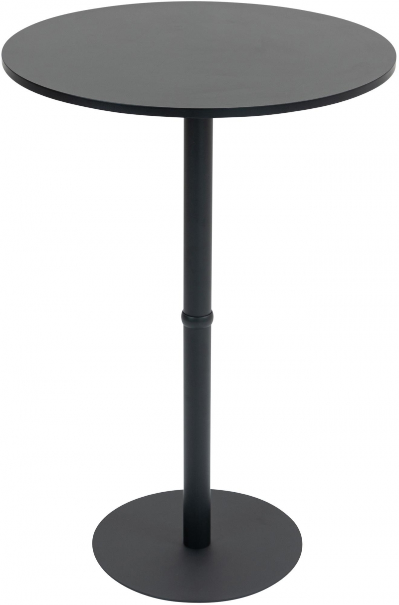 Barový stôl Hereford 75 cm - čierna/čierna