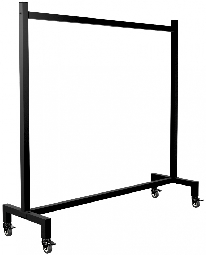 Vešiak na oblečenie Gisborne 120x38x120 - čierna
