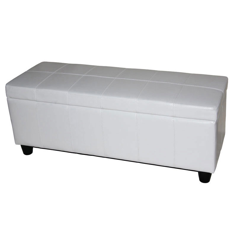 Skladovacia lavica Krien 112 x 45 x 45cm - Biela