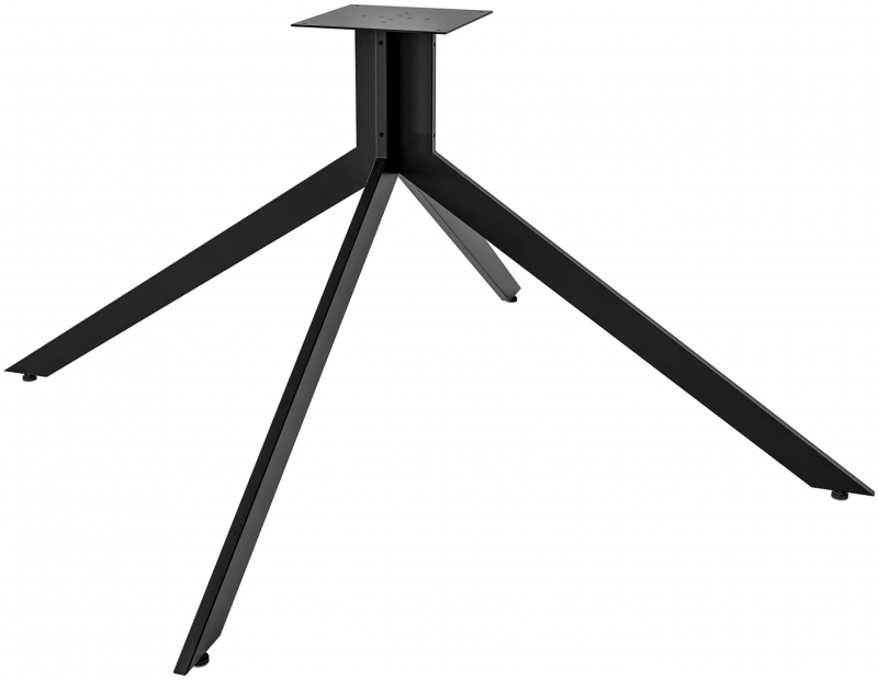 Stolové nohy 323442 Ladera - 117x60x72 cm, kov, čierna