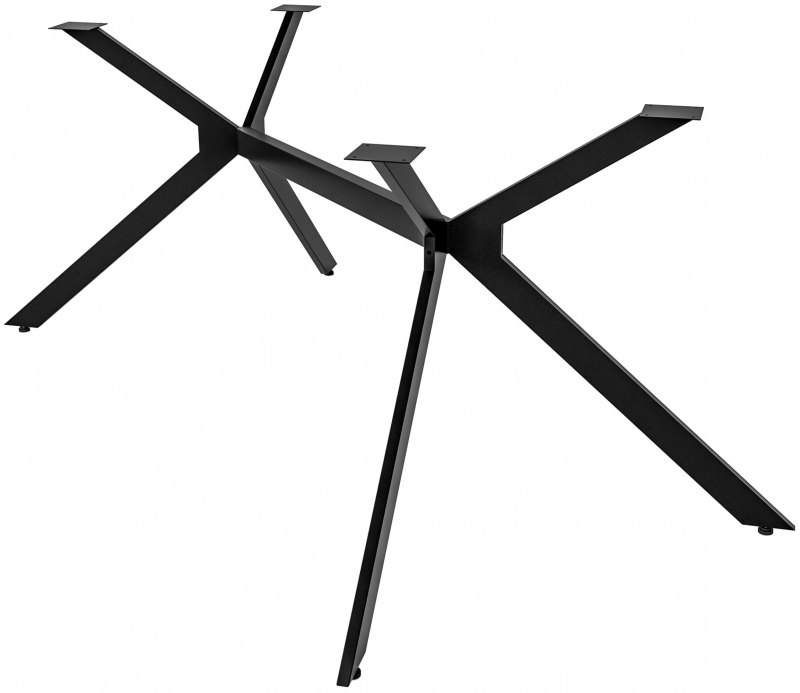 Stolové nohy 323439 Cascada M - 155x93x72 cm, kov, industrial čierna