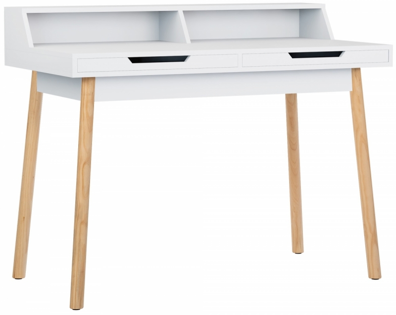 Písací stôl Eaton 110 - v85 x 110 x 60 cm - Biela