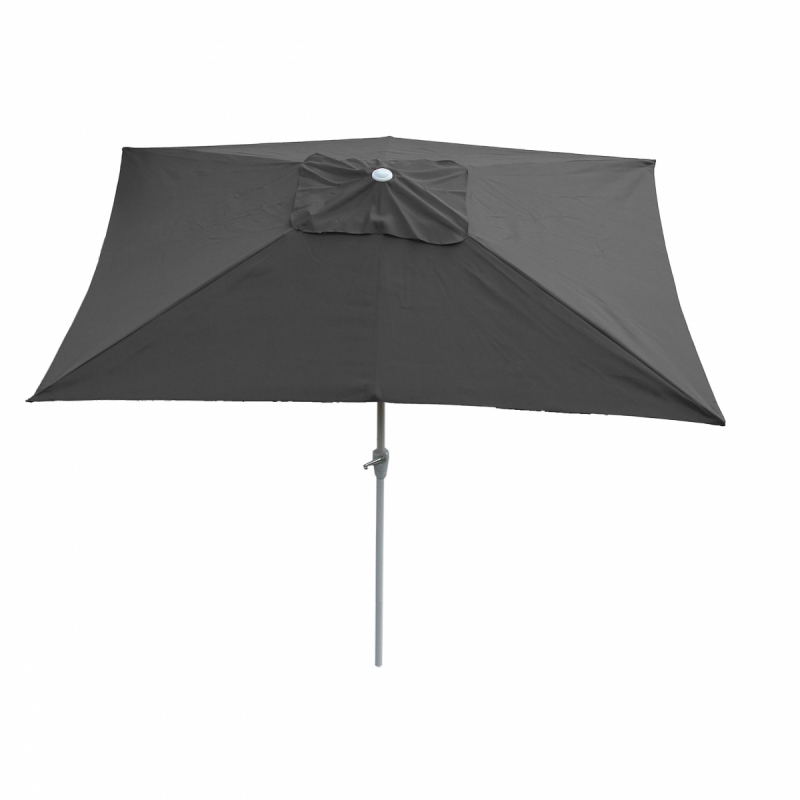 Slnečník N23 2x3m - polyester/hliník - antracit