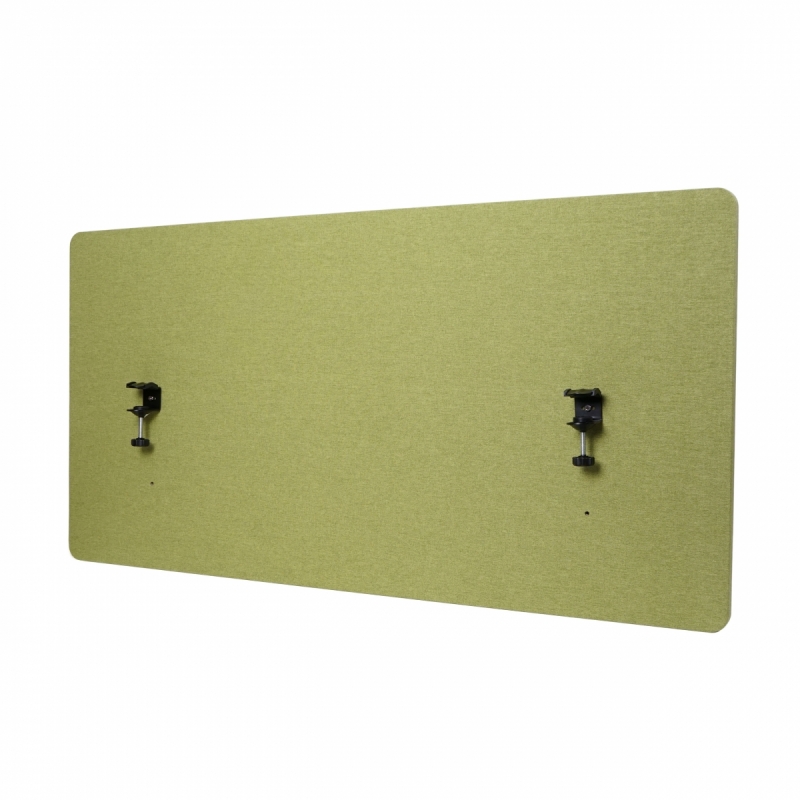 Akustický panel na stôl HWC-G75 - dvojstenná látka/textil - 60x120 - zelená