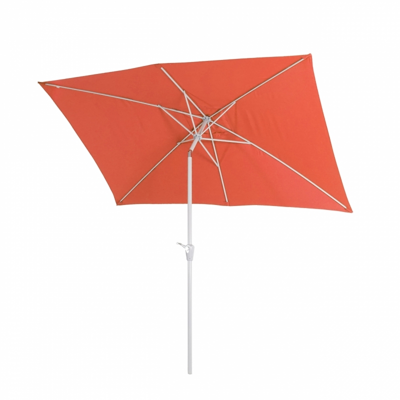 Slnečník N23 2x3m - polyester/hliník - terakota
