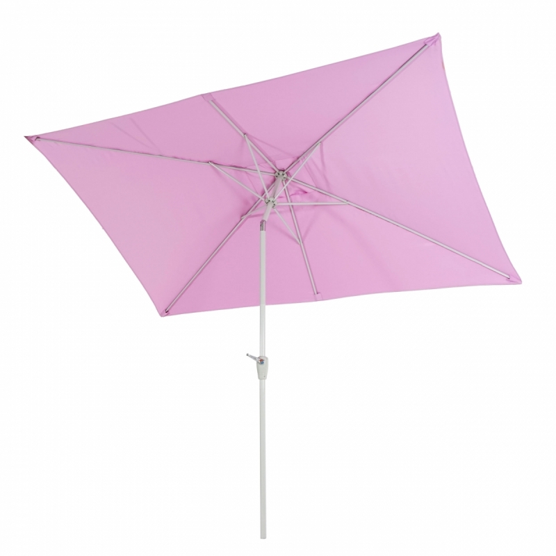 Slnečník N23 2x3m - polyester/hliník - lila