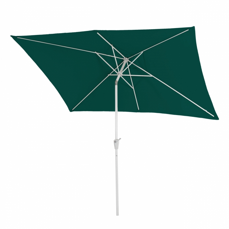 Slnečník N23 2x3m - polyester/hliník - zelená