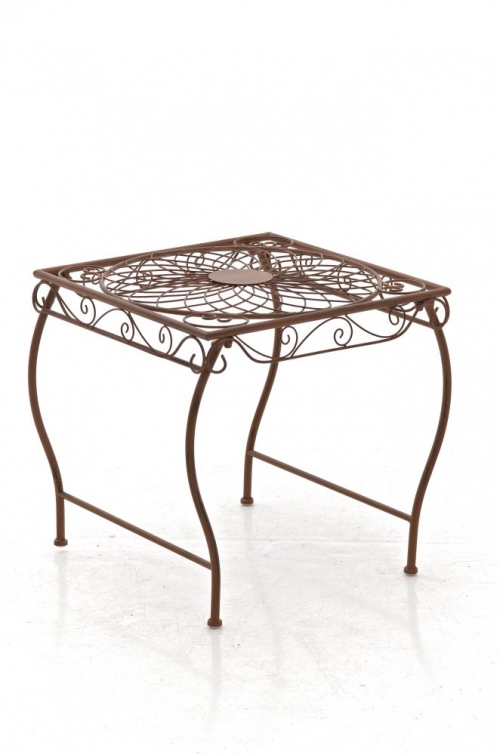 Kovový stôl GS3438892 - Hnedá antik