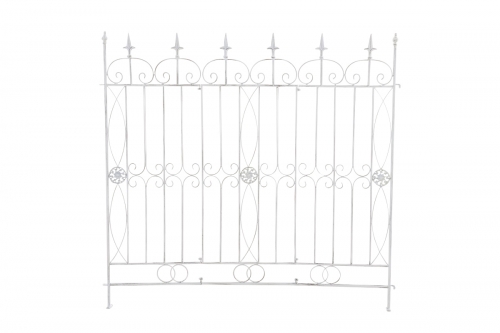 Mriežka na popínavé rastliny Mangold - 115 x 125 cm - Biela antik