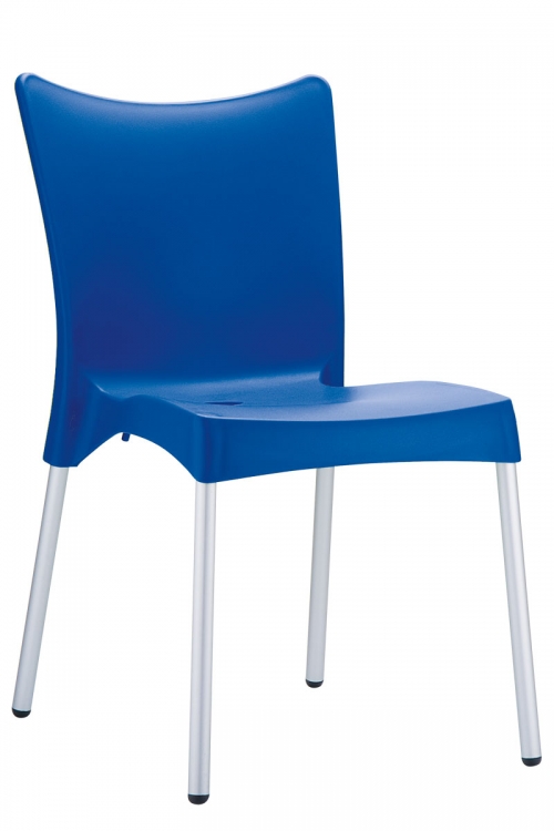 Plastová stolička Juliette - Modrá