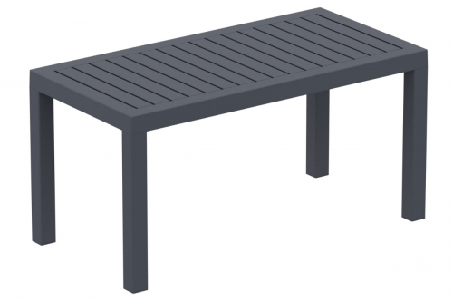 Lounge stôl Ocean ~ v45 x 90 x 45 cm - Tmavo sivá