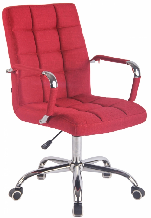 Kancelárska stolička Deli ~ látka - Červená