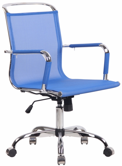 Kancelárska stolička Barnet ~ sieťovina - Modrá