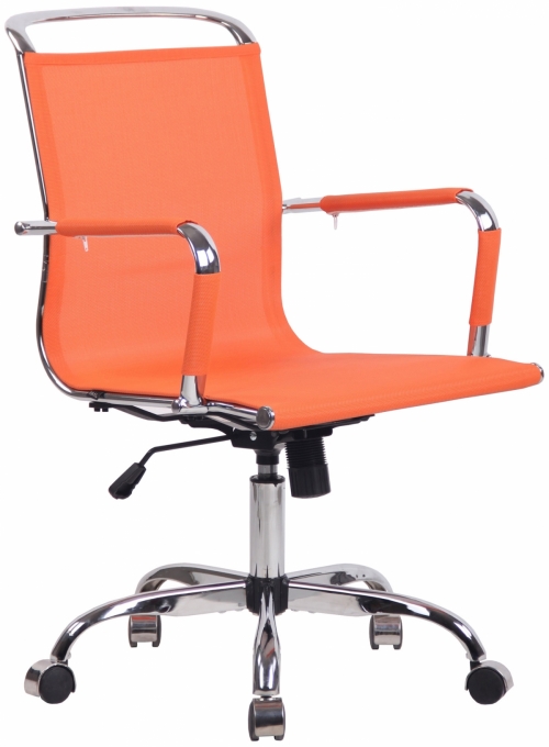 Kancelárska stolička Barnet ~ sieťovina - Oranžová