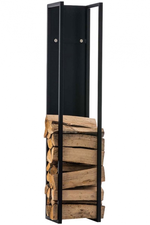 Stojan na palivové drevo Spark 180, kov matný - Čierna