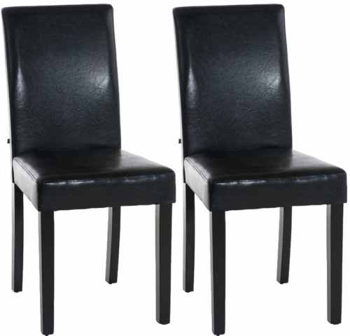 Jedálenská stolička Inn, nohy čierne (SET 2 ks) - Čierna