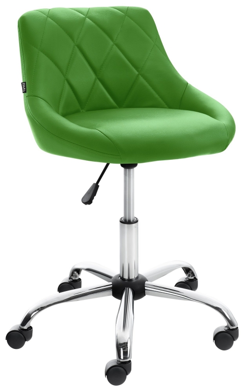Pracovná stolička Lazio koženka - zelená