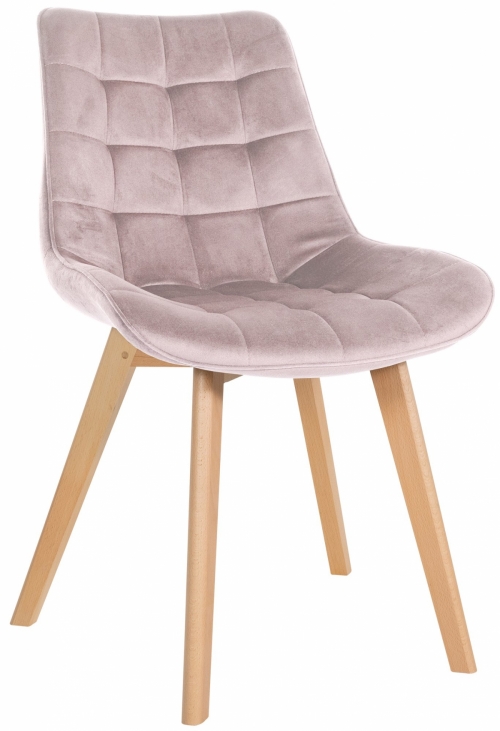 Stolička Brook - zamat - Ružová