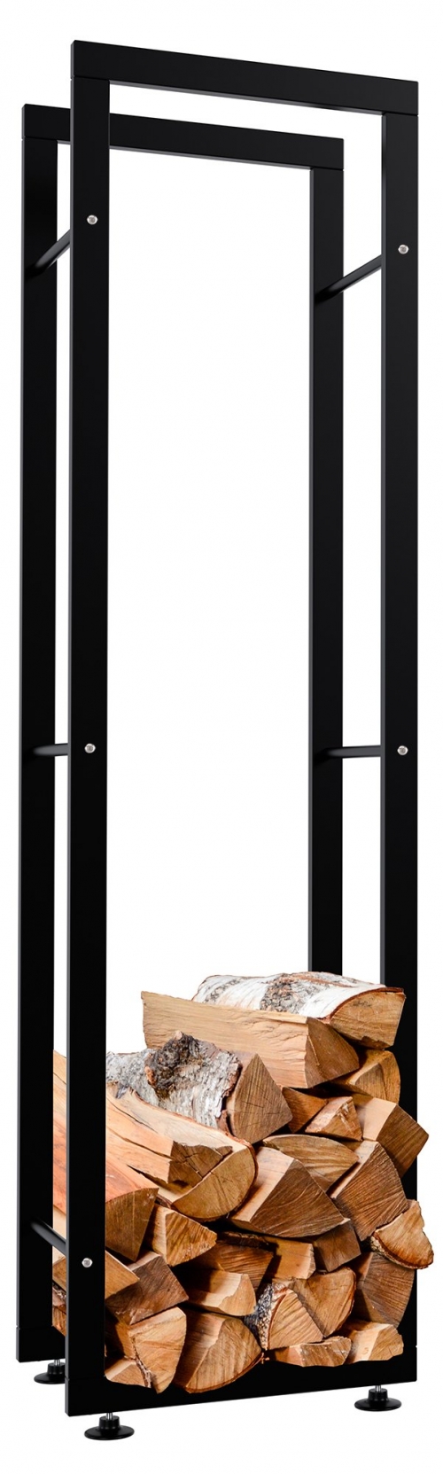 Stojan na drevo Keri V2 25x40x150, čierna