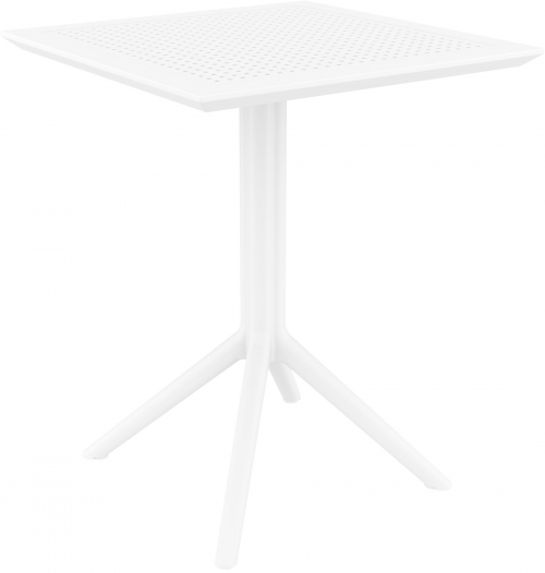 Skladací stôl Sky square - biela