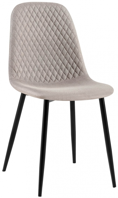 Stolička Giverny látka - sivá