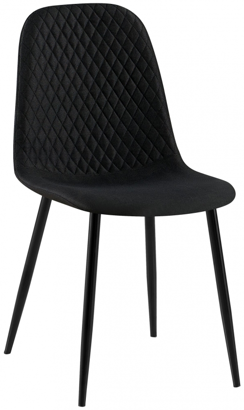 Stolička Giverny látka - čierna