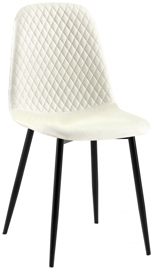 Stolička Giverny látka - krémová