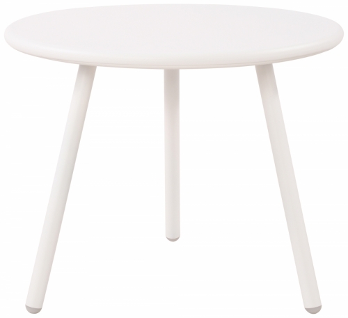 Konferenčný stolík Berea - v40 x Ø50 cm - Biela