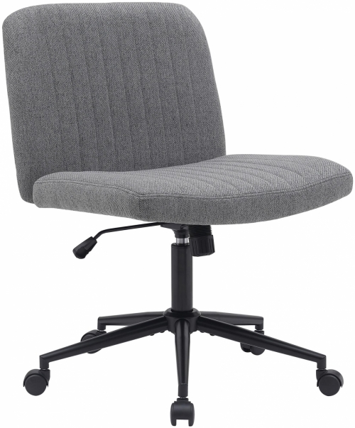 Kancelářská stolička Kingman látka - Tmavo sivá