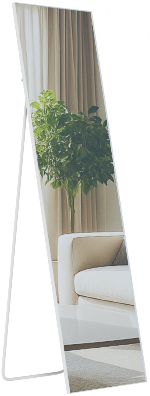 Zrkadlo Benicia 140x40 cm - biele matné