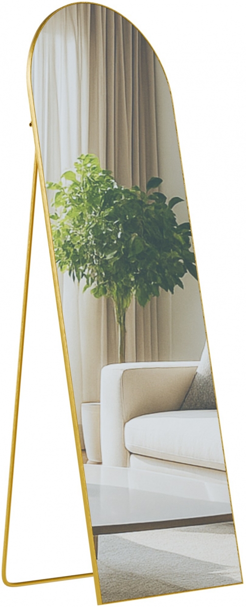 Zrkadlo Moline 150x50 cm - zlaté lesklé