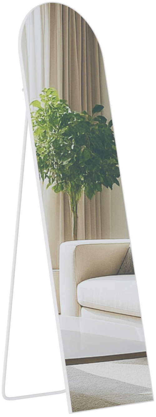 Zrkadlo Moline 140x40 cm - biele matné