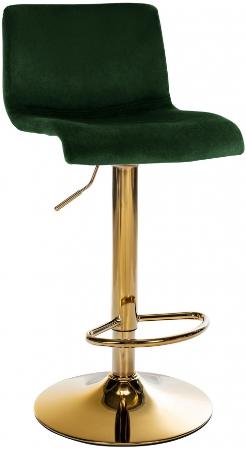 Barová stolička Hoover zamat - zelená