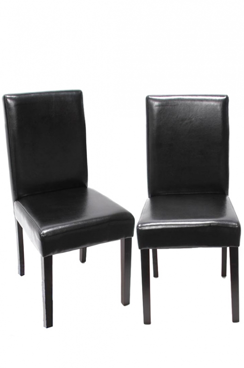 Jedálenská stolička Litta (SET 2 ks), tmavé nohy
