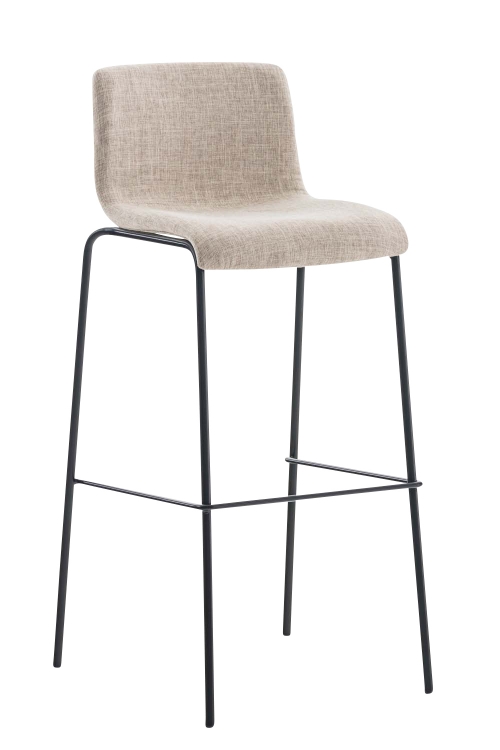 Barová stolička Hoover ~ látka, kovové nohy čierne