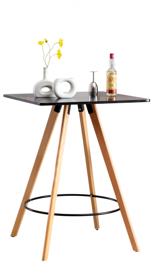 Barový stôl Nerja natura, hranatý ~ v105 x 80 x 80 cm